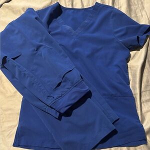 Blue Scrub Set. Mandala XS.